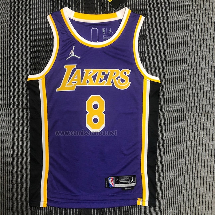 Camiseta Los Angeles Lakers Kobe Bryant #8 Statement 2021-22 Violeta